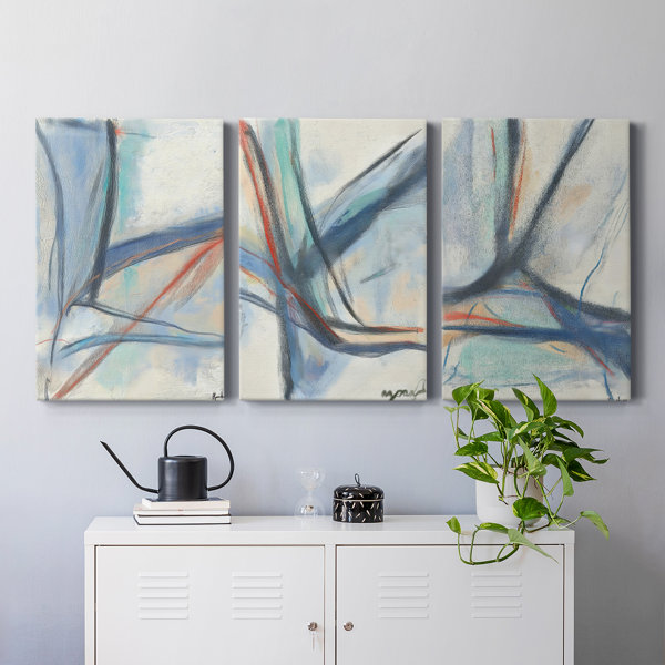 WexfordHome AbstractSeriesCCXVPremium Gallery Wrapped Canvas Set Ready to Hang Wayfair